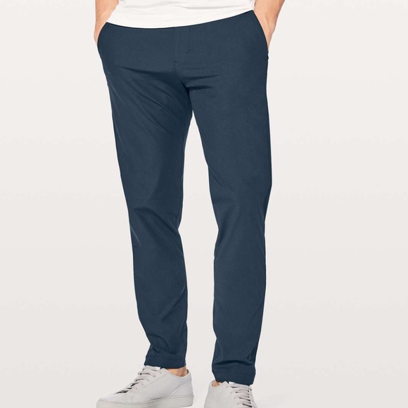 Lululemon •  Navy Commission Pant Slim Warpstreme 34" • Size 30 - Picture 1 of 9